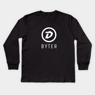 byter digibyte Kids Long Sleeve T-Shirt